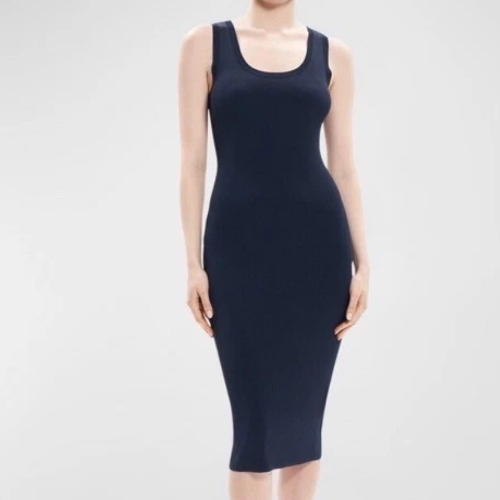 THEORY RIB TANK DRESS******SIZE: SMALL